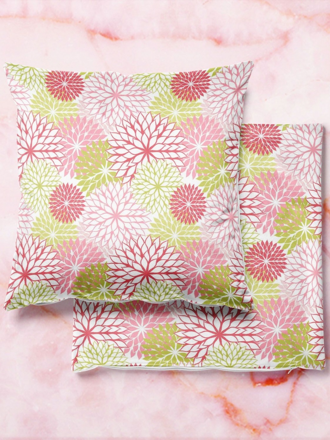

ArtzFolio Multicoloured Set of 2 Square Cushion Covers, Multi
