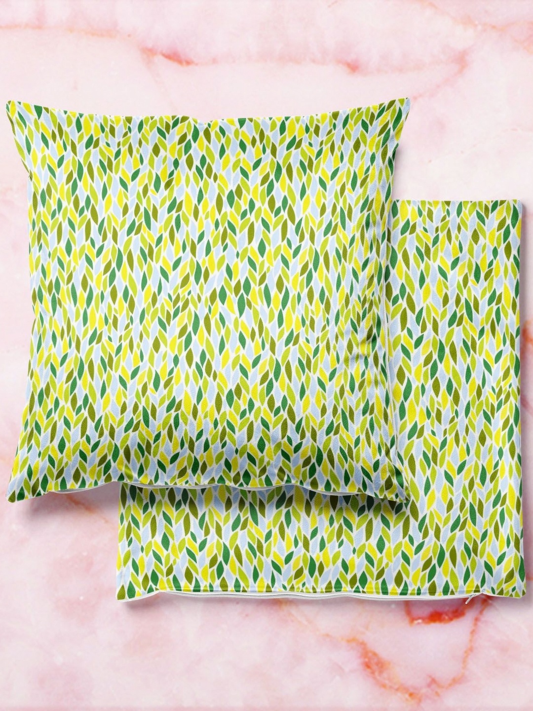 

ArtzFolio Multicoloured Set of 2 Square Cushion Covers, Multi
