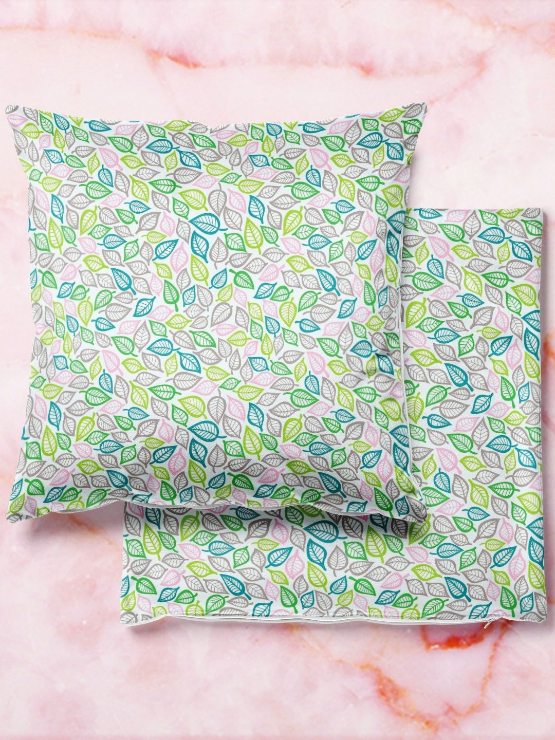 

ArtzFolio Multicoloured Set of 2 Velvet Square Cushion Covers, Multi