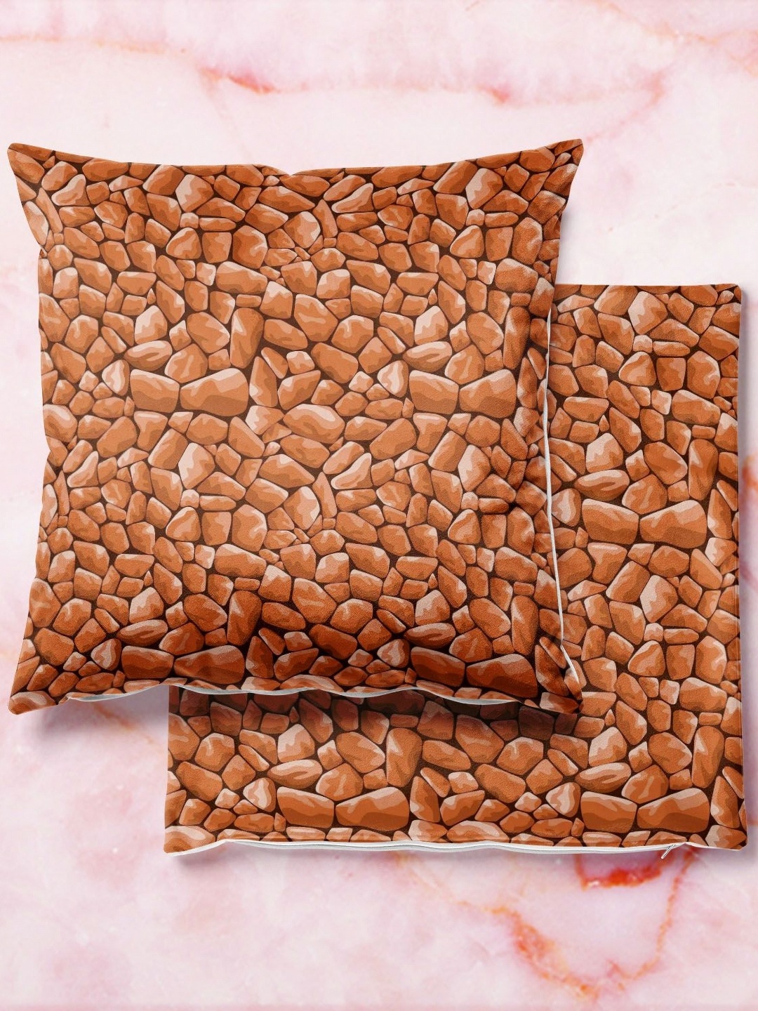 

ArtzFolio Multicoloured Set of 2 Square Cushion Covers, Multi