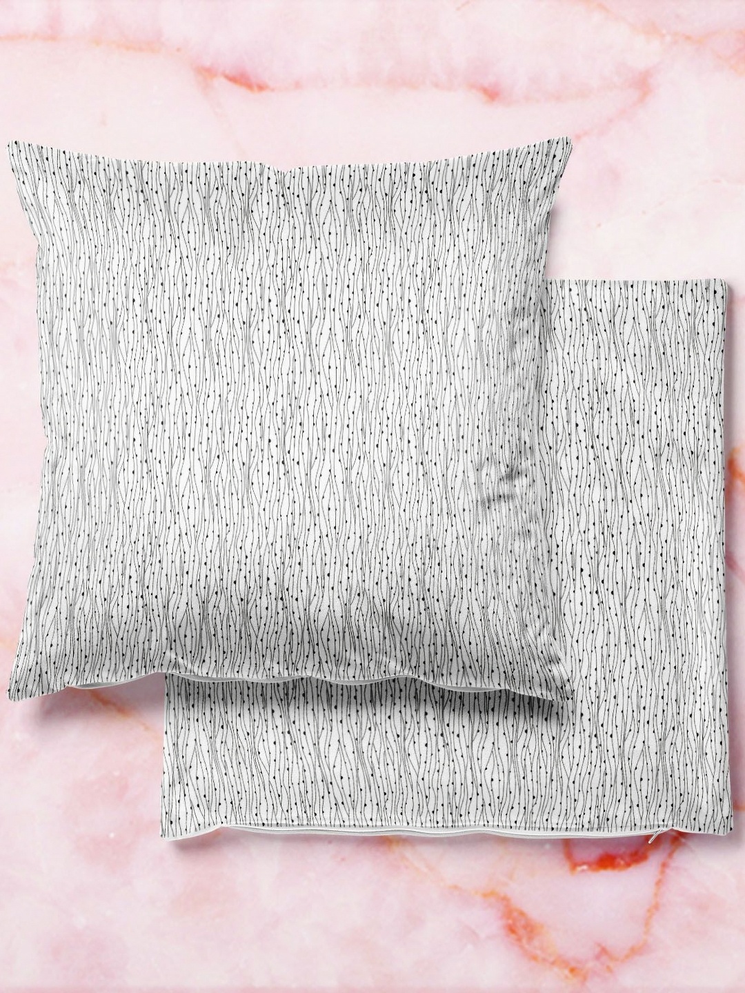 

ArtzFolio Multicoloured Set of 2 Square Cushion Covers, Multi