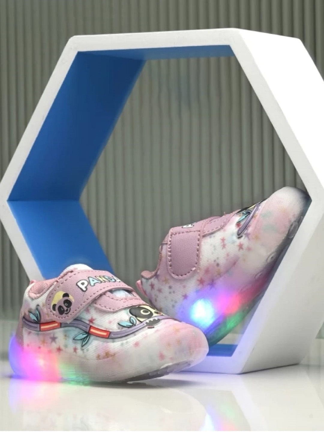 

BAESD Unisex Kids Printed Sneakers, Pink
