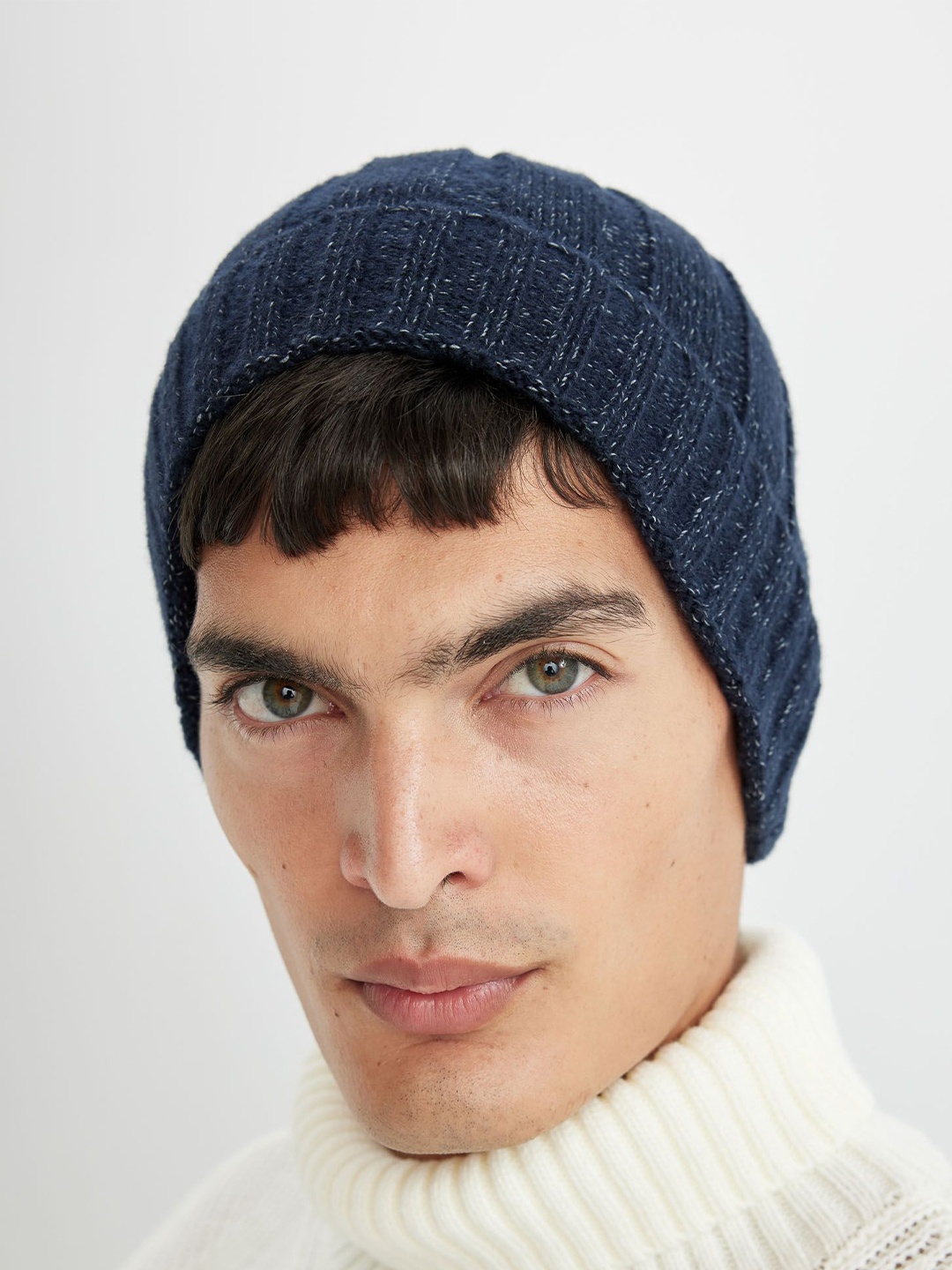 

DeFacto Men Beanie, Navy blue