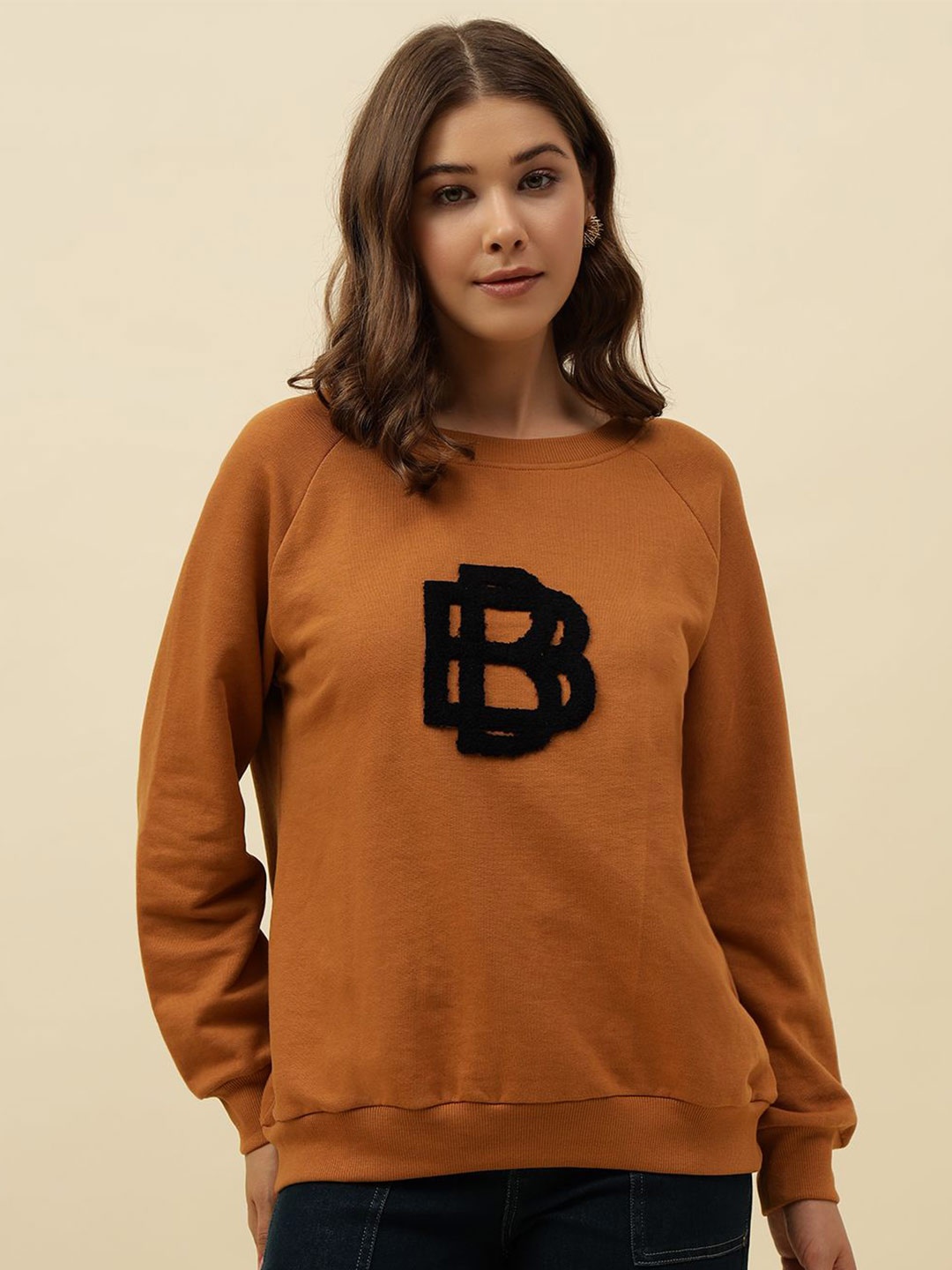 

Beatnik Women Sweatshirt, Brown