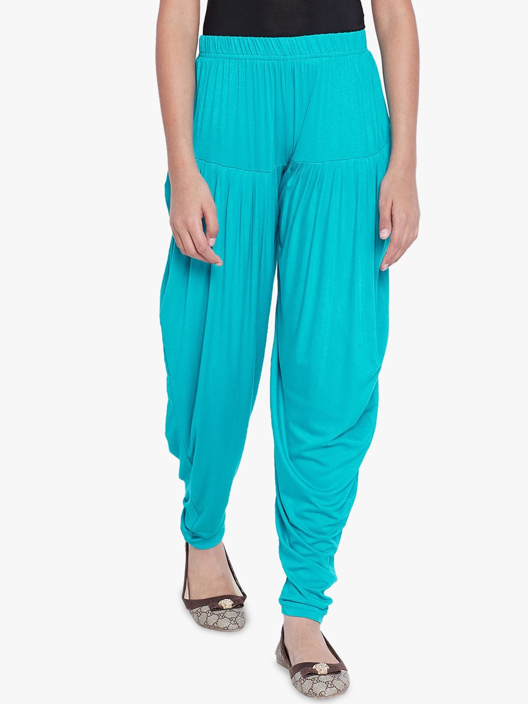 

THE PAJAMA FACTORY Kids Solid Dhoti Pant, Green