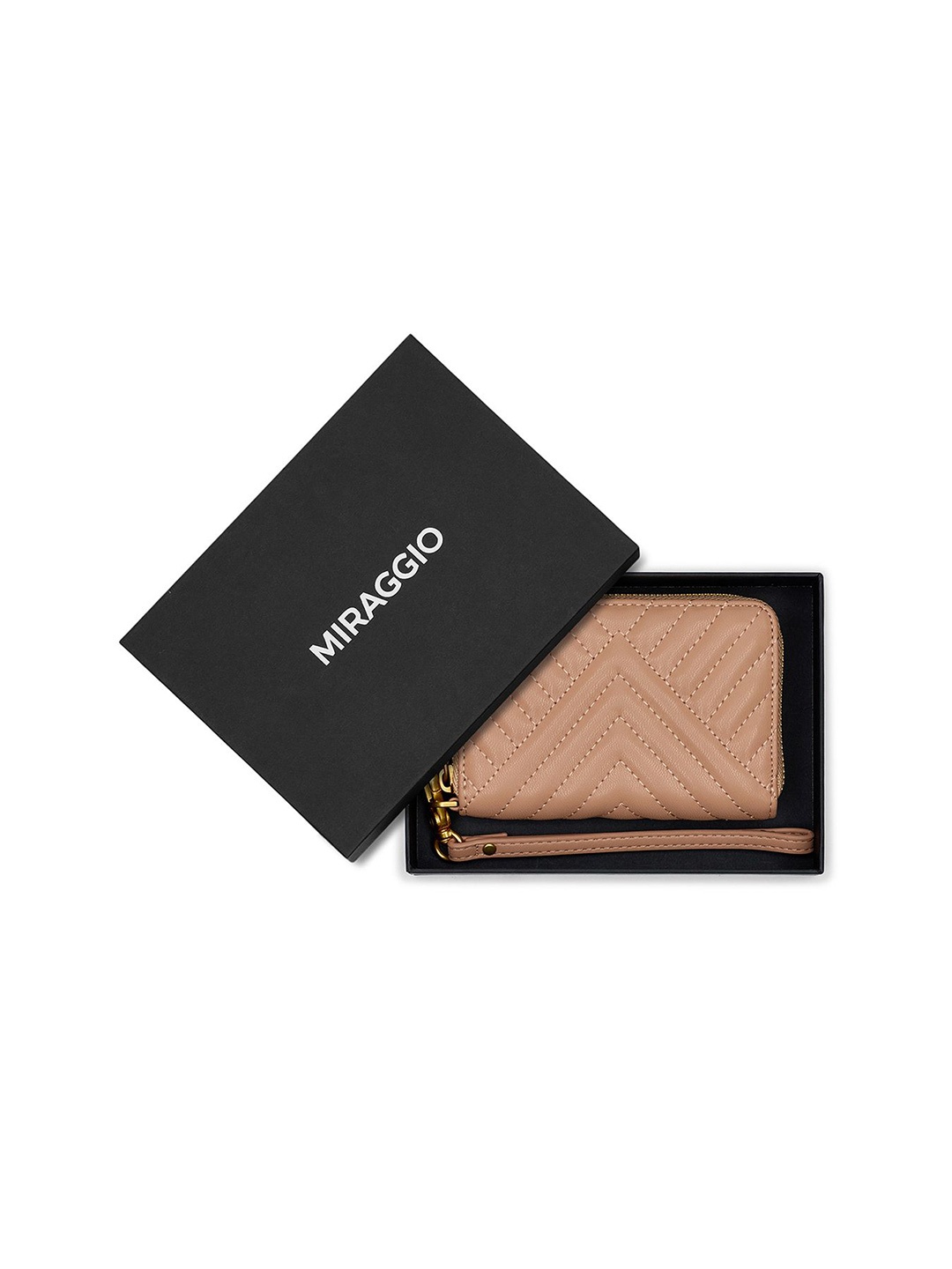 

MIRAGGIO Beige PU Nora Wallet