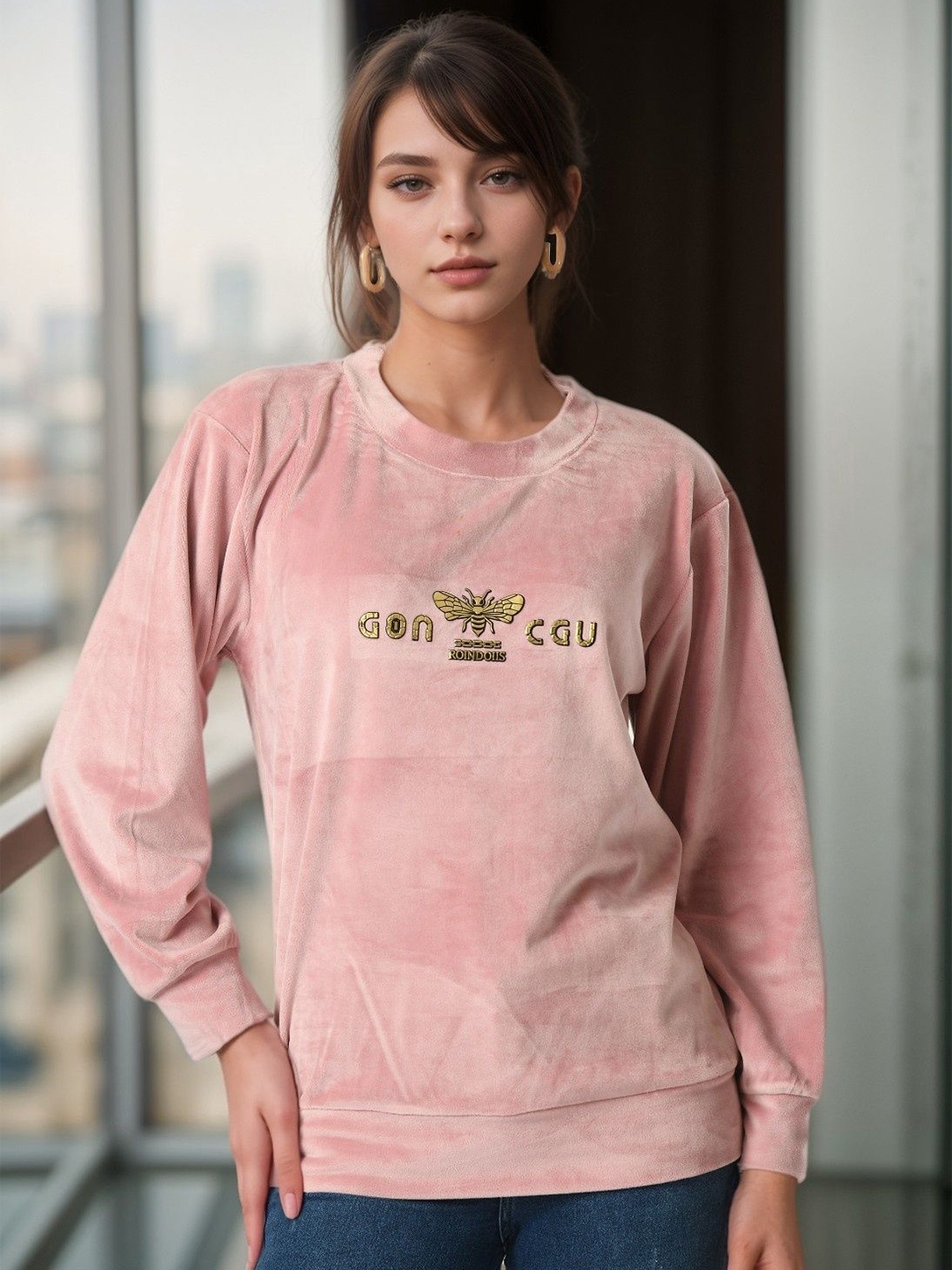 

NEYSA Women Sweatshirt, Pink