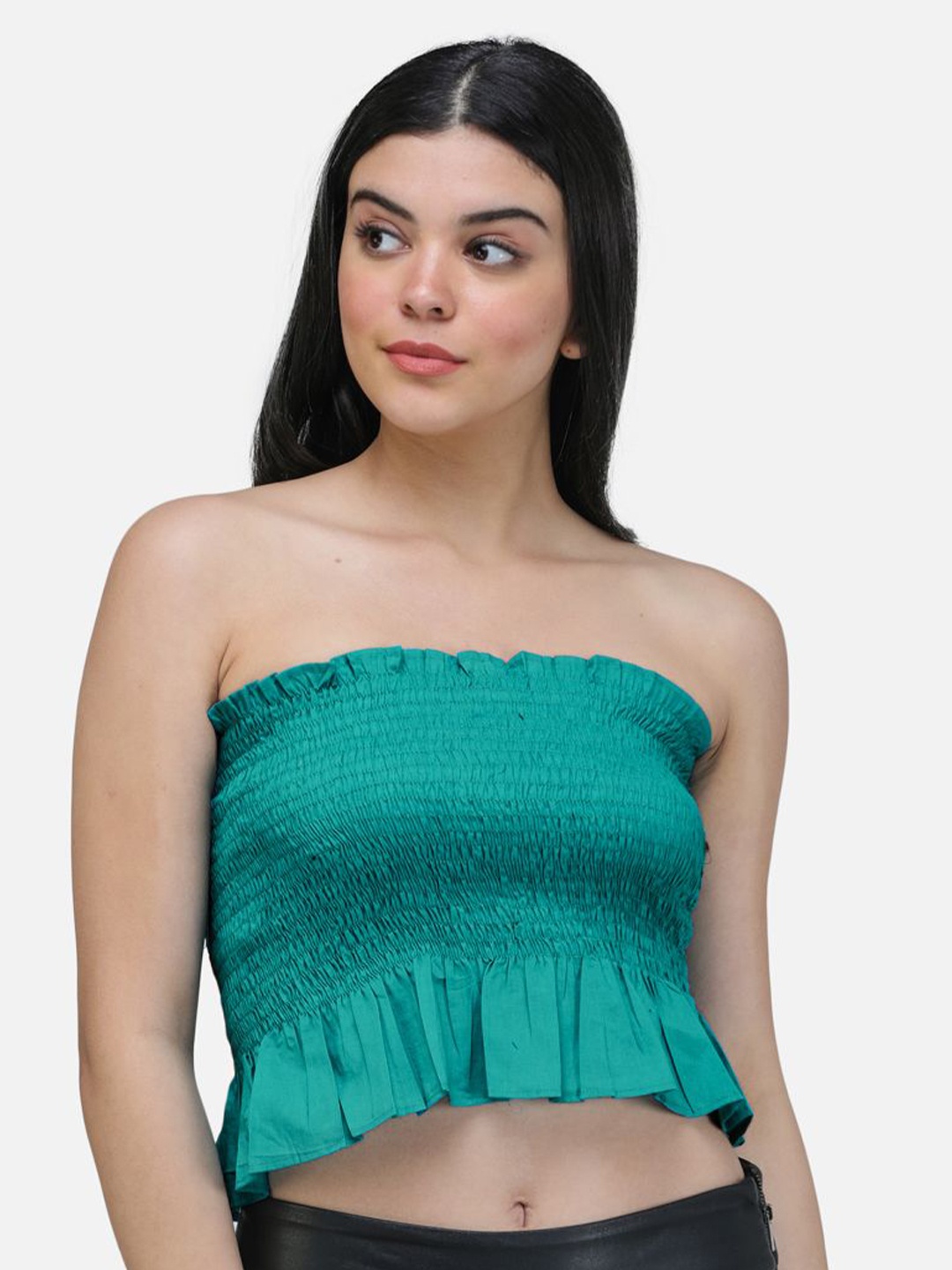

BAESD Tube Crop Top, Green