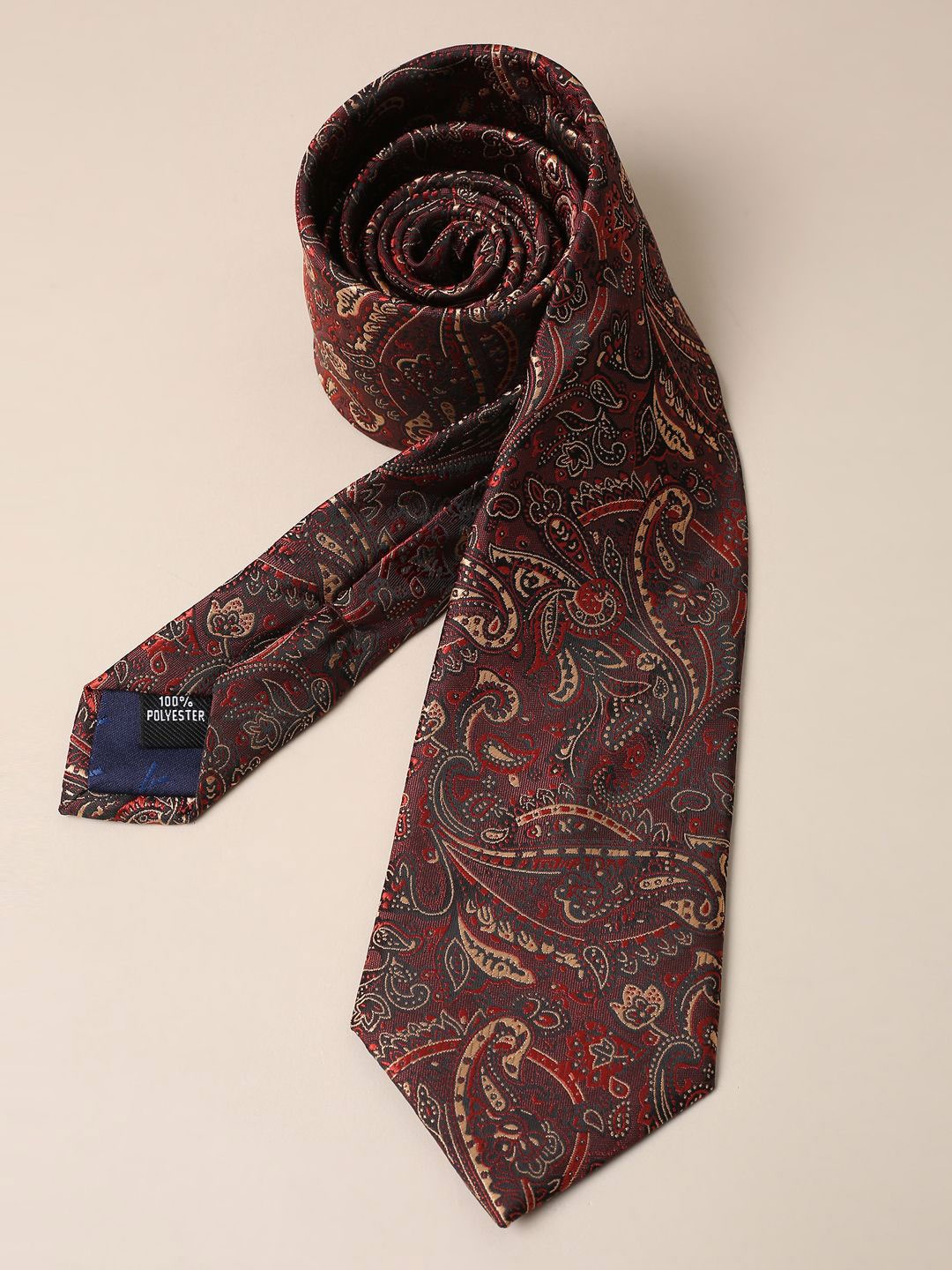 

Van Heusen Men Woven Design Ascot Tie, Maroon