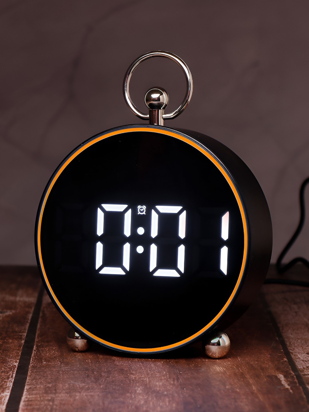 

Archies Black Traditional Alarm Clock