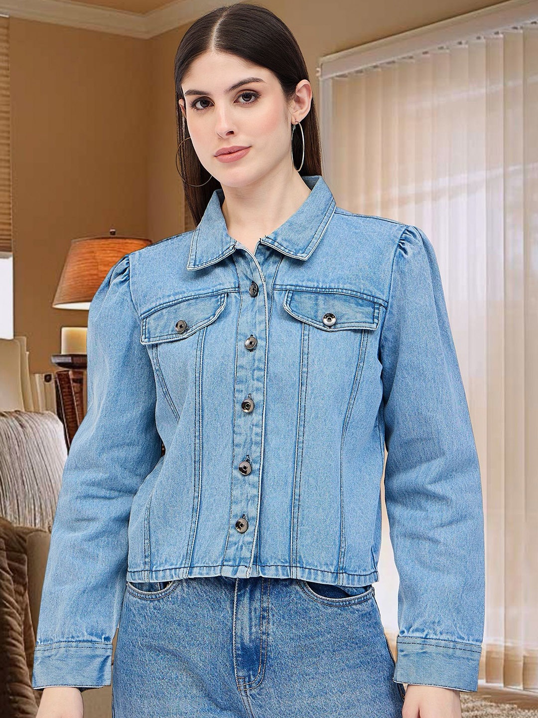 

DressBerry Women Denim Jacket, Blue