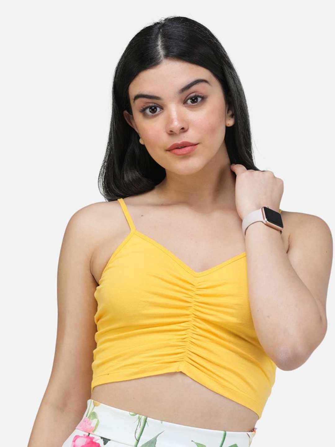 

BAESD Crop Top, Yellow