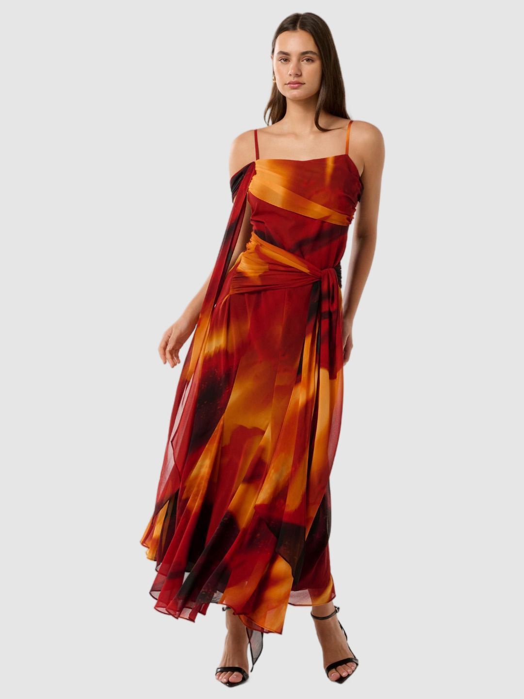 

Forever New Print A-Line Maxi Dress, Multi