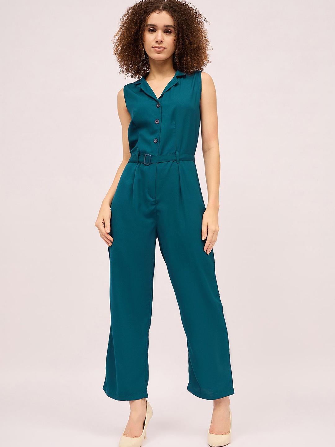 

DressBerry Basic Jumpsuit, Teal