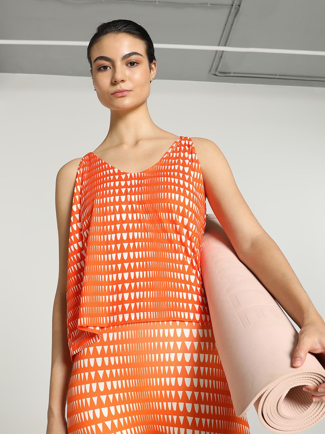 

Puma x Lemlem Women's Flow Tank Top, Orange