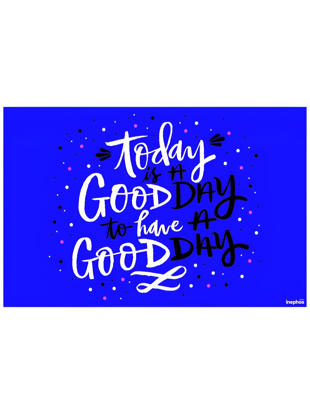 

Inephos Blue & White Paper Creative Artwork Wall Poster