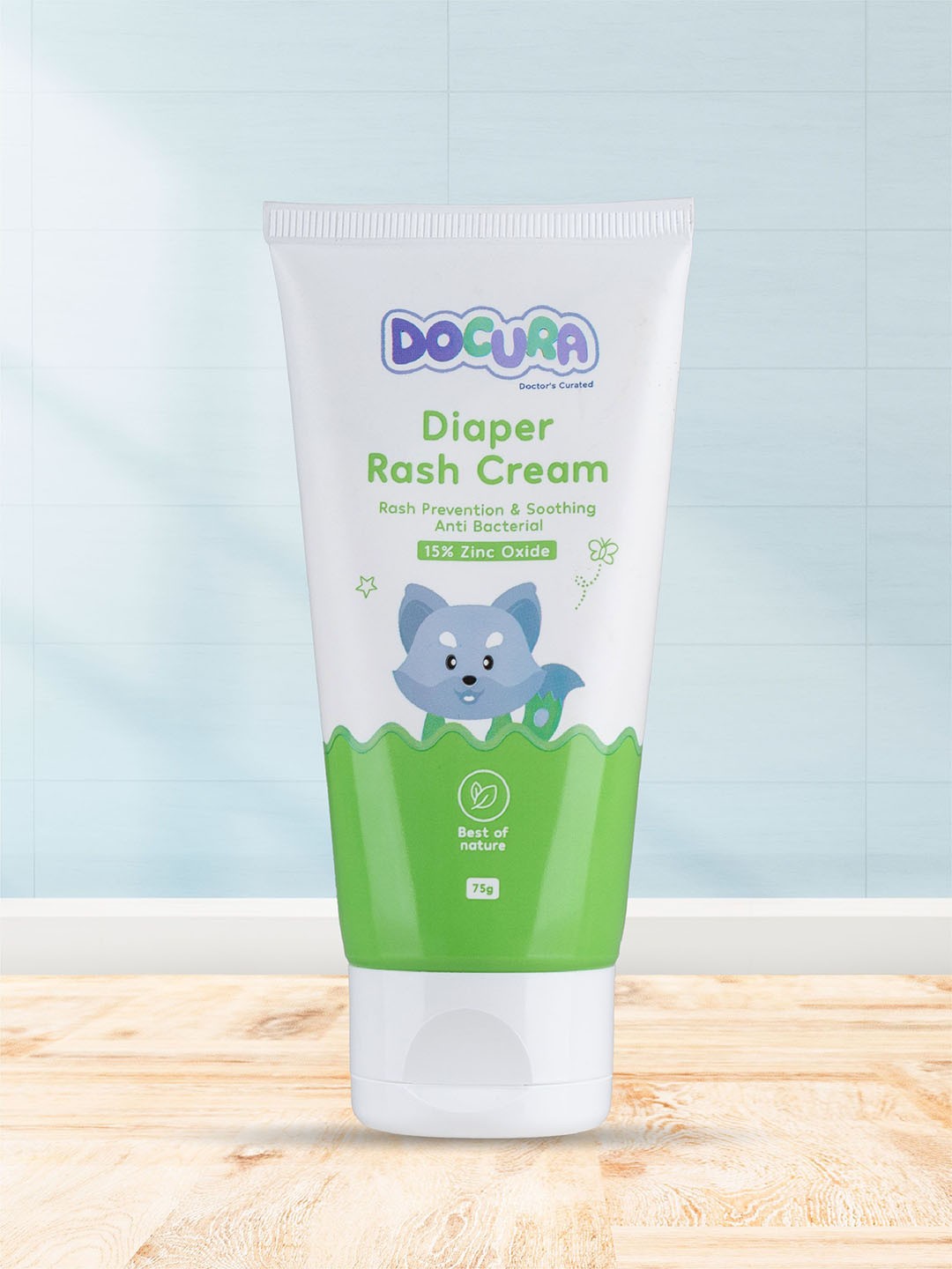 

DOCURA Diaper Rash Cream Rash Prevention & Seathing Anti Boctarial- 75 g, Green