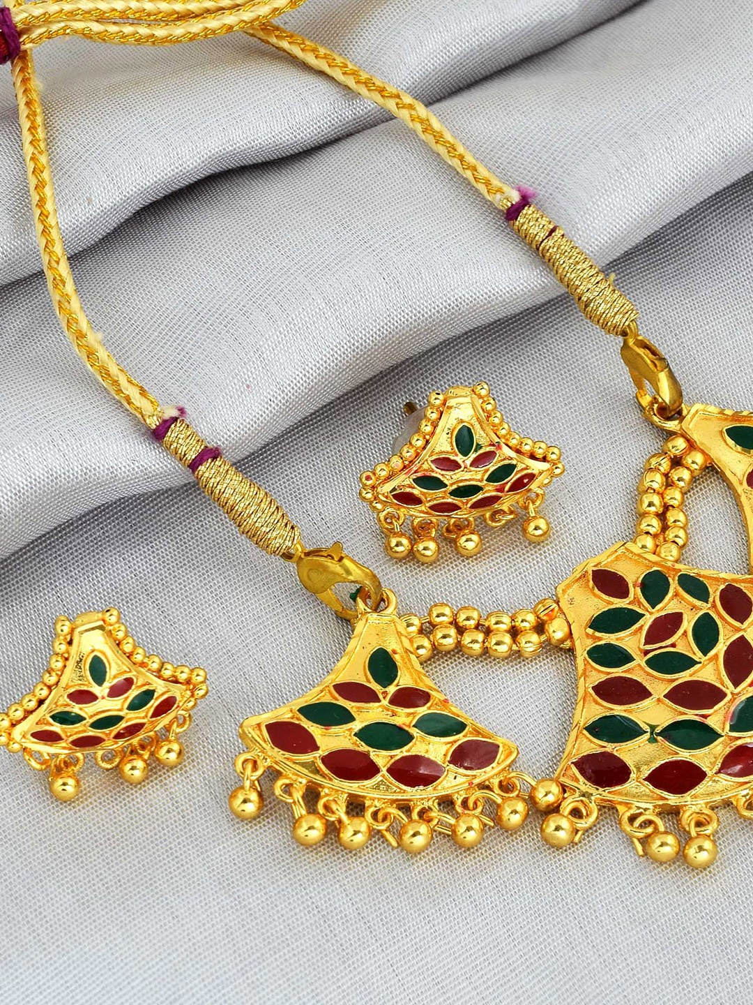 

MEMOIR Gold-Plated CZ-Studded Jewellery Set