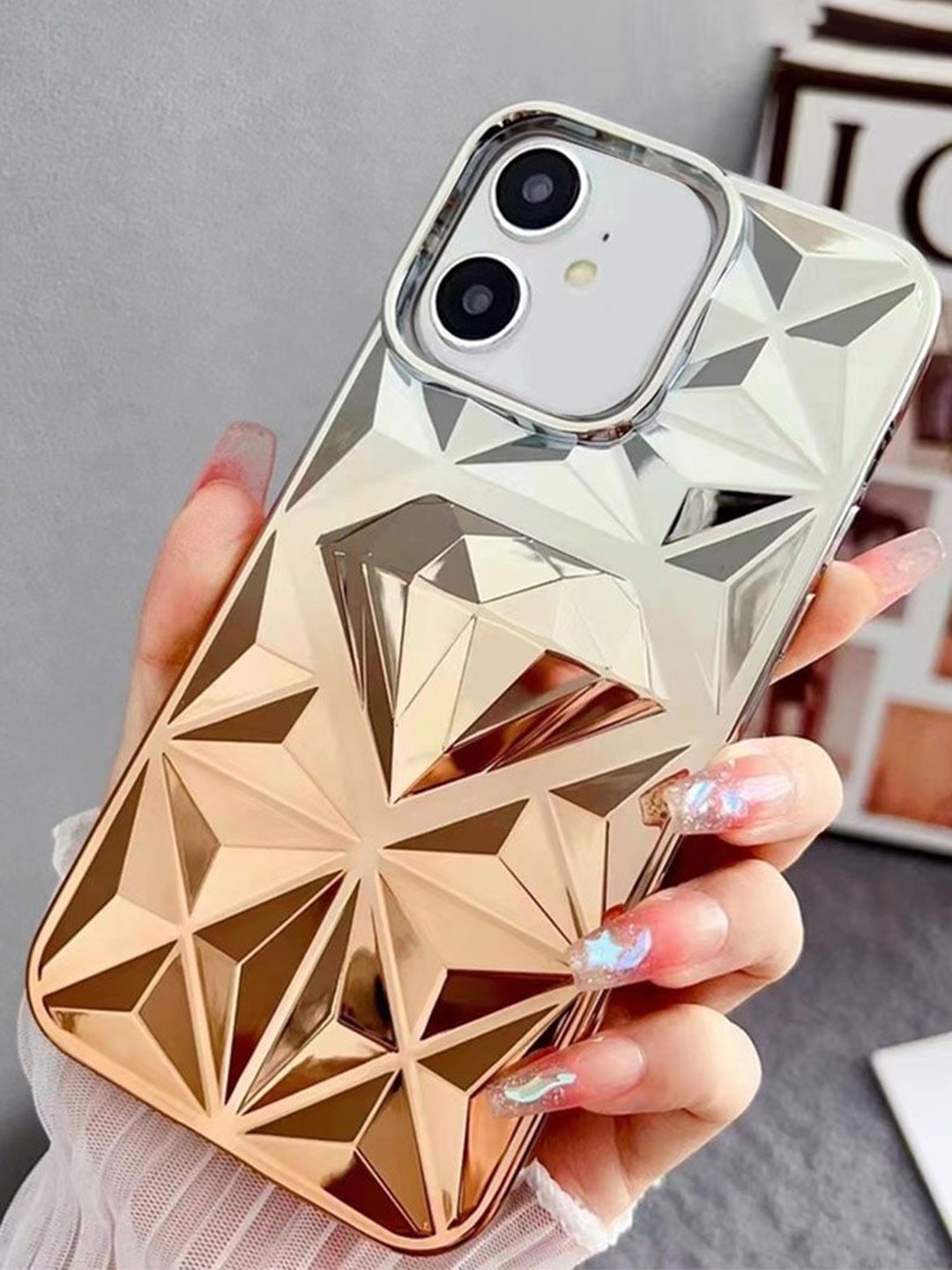 

Luxury Kase Conversational Printed iPhone 12 Back Case Mobile Accessories, Orange