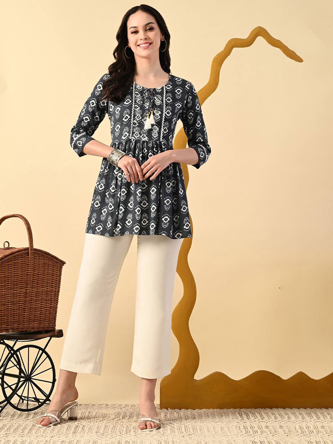

METAFAB Print Top, Grey
