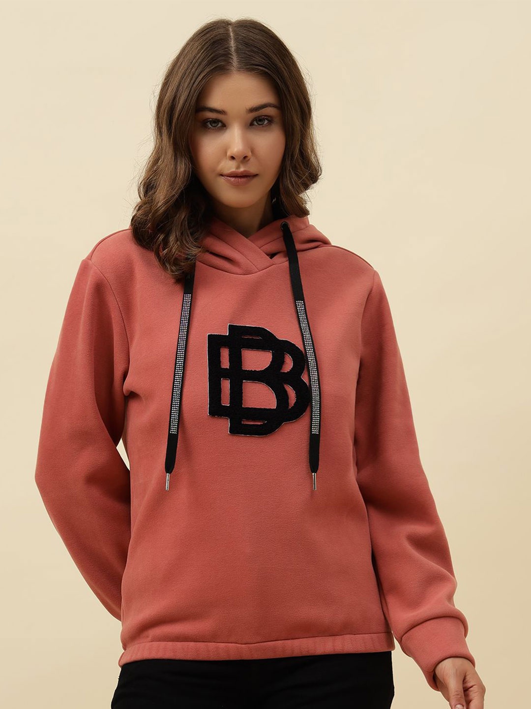 

Beatnik Women Hooded Sweatshirt, Pink