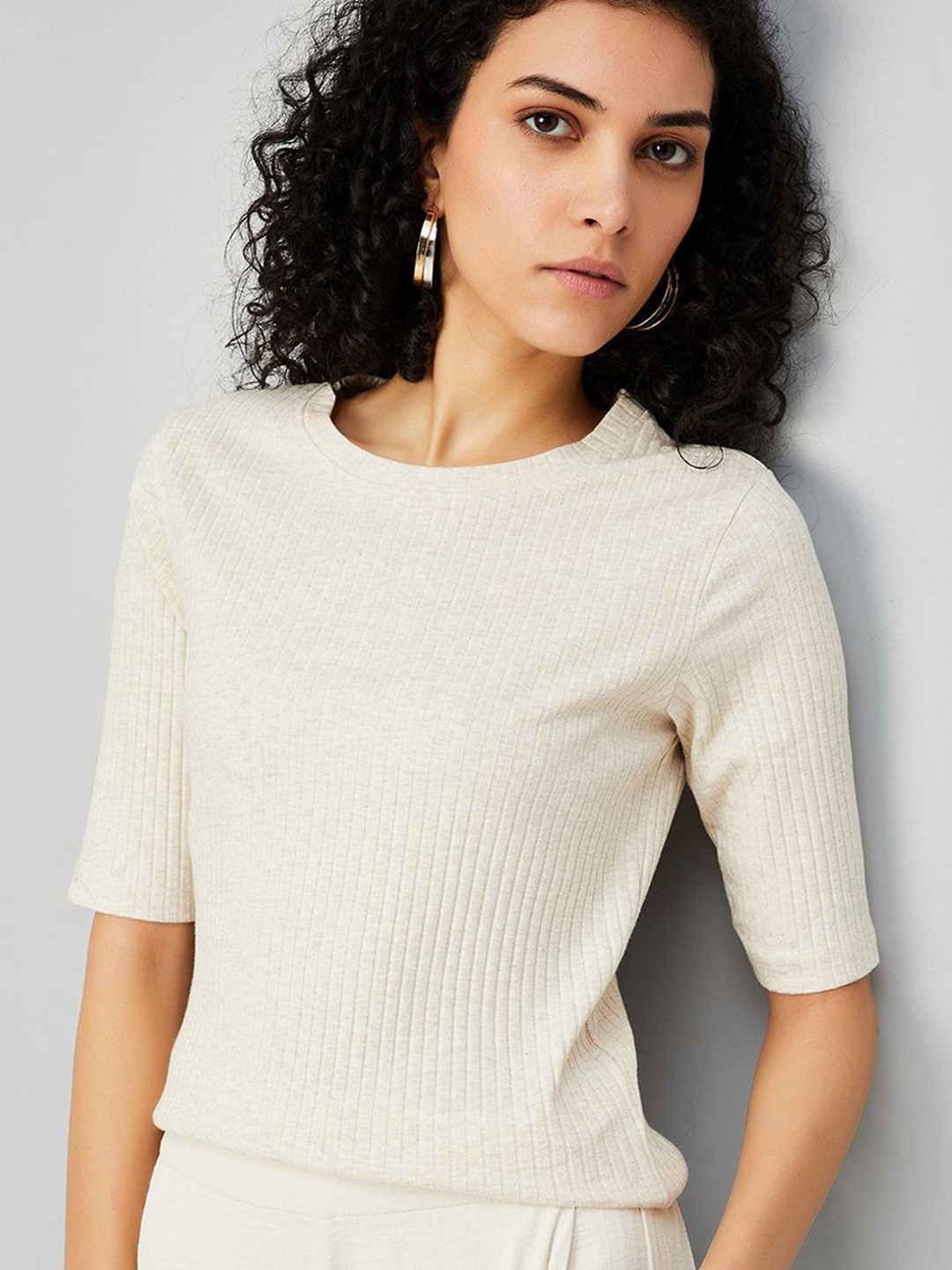 

max Cotton Top, Beige