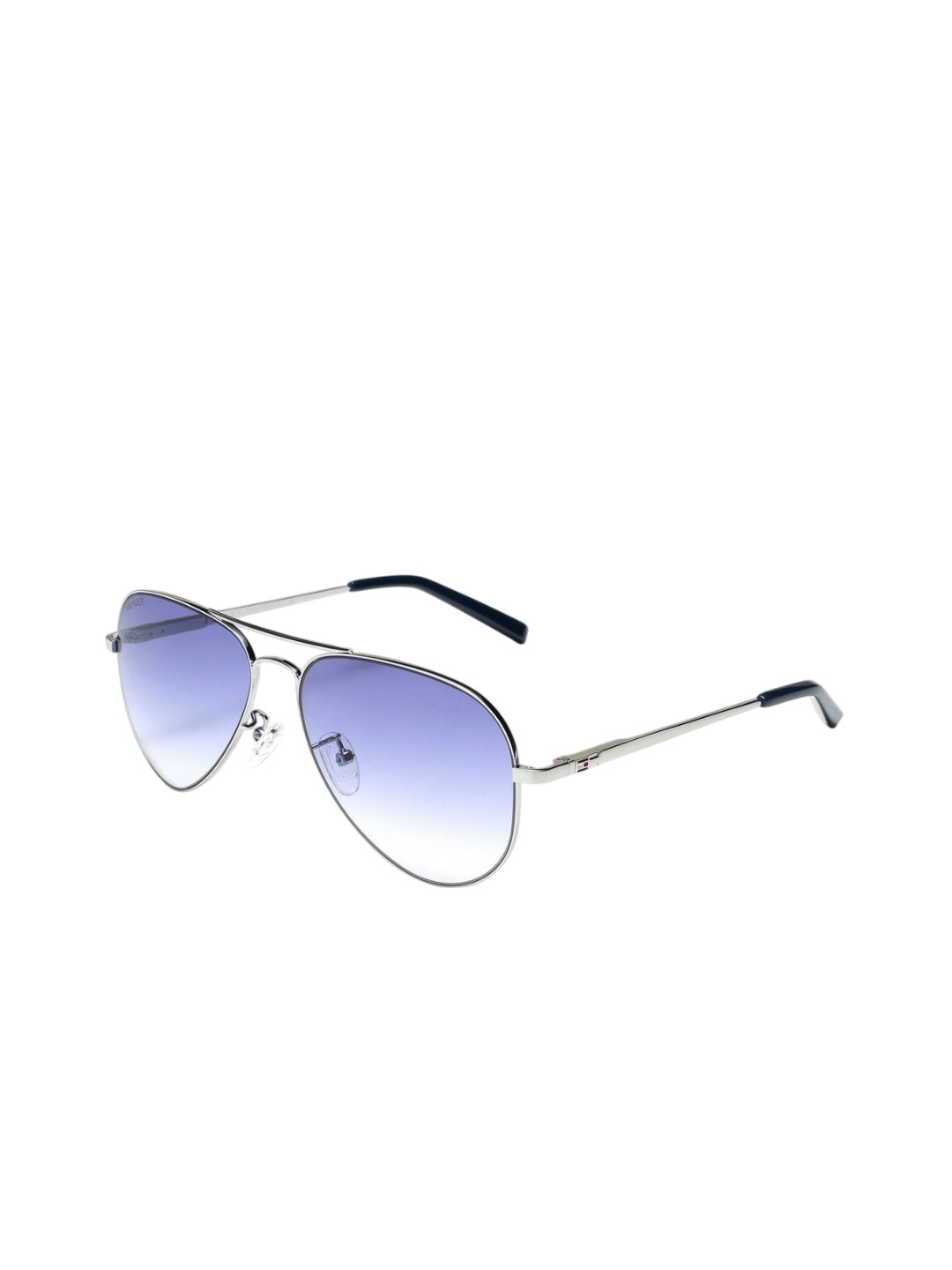 

Tommy Hilfiger Men Aviator Sunglasses with Polarised Lens, Blue