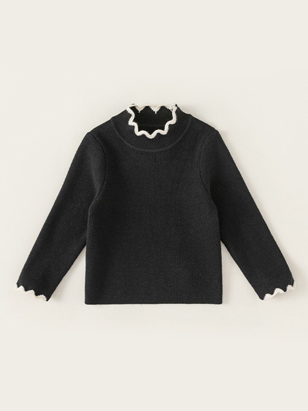 

LULU & SKY Girls Pullover, Black