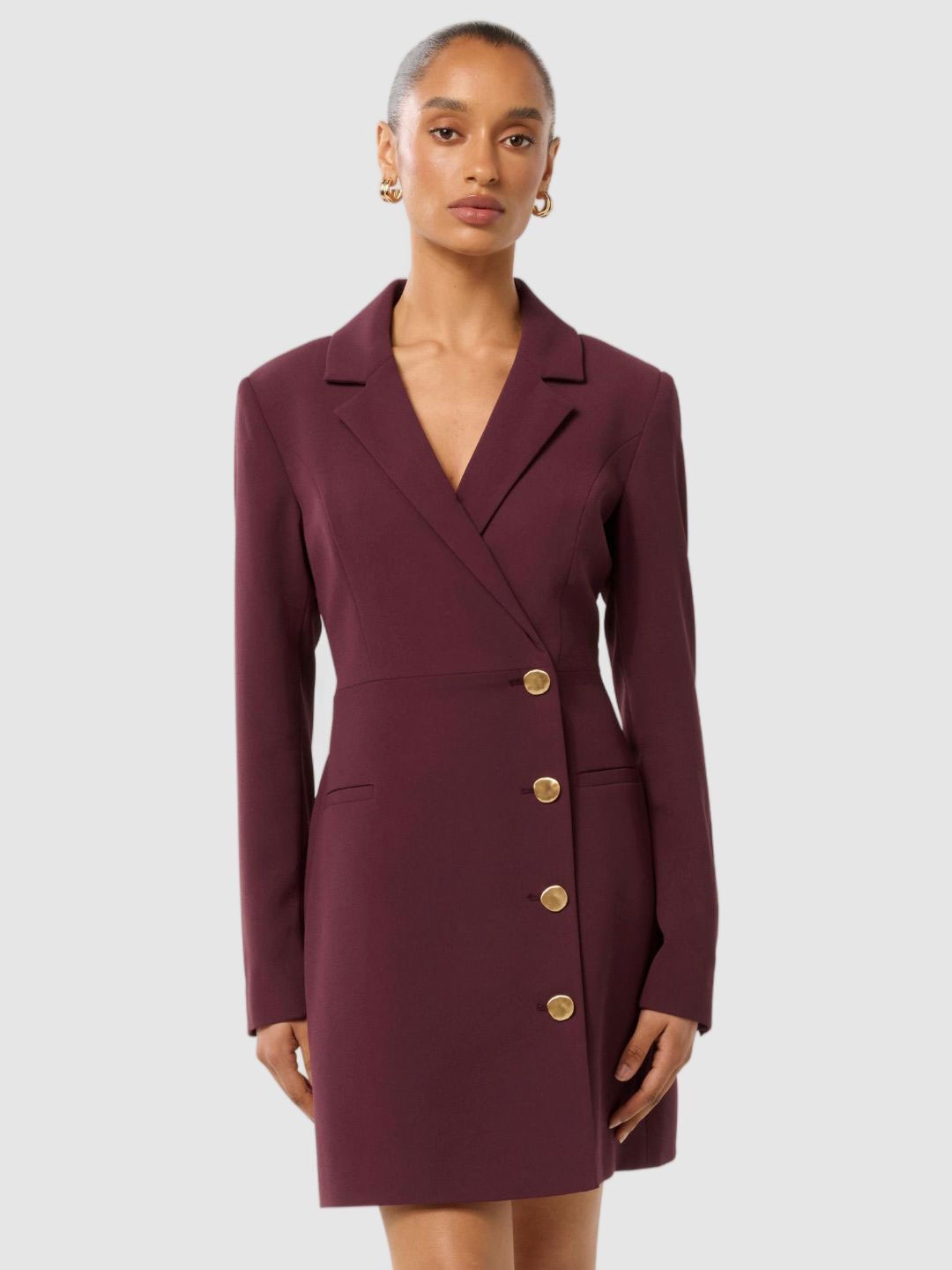 

Forever New Crepe Formal Mini Dress, Purple