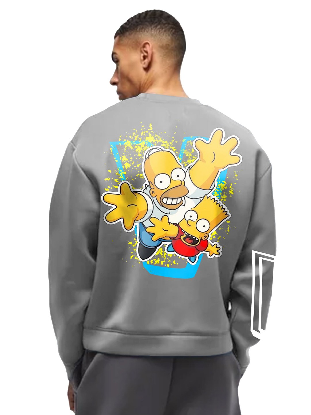 

SONIBROS Men Sweatshirt, Grey