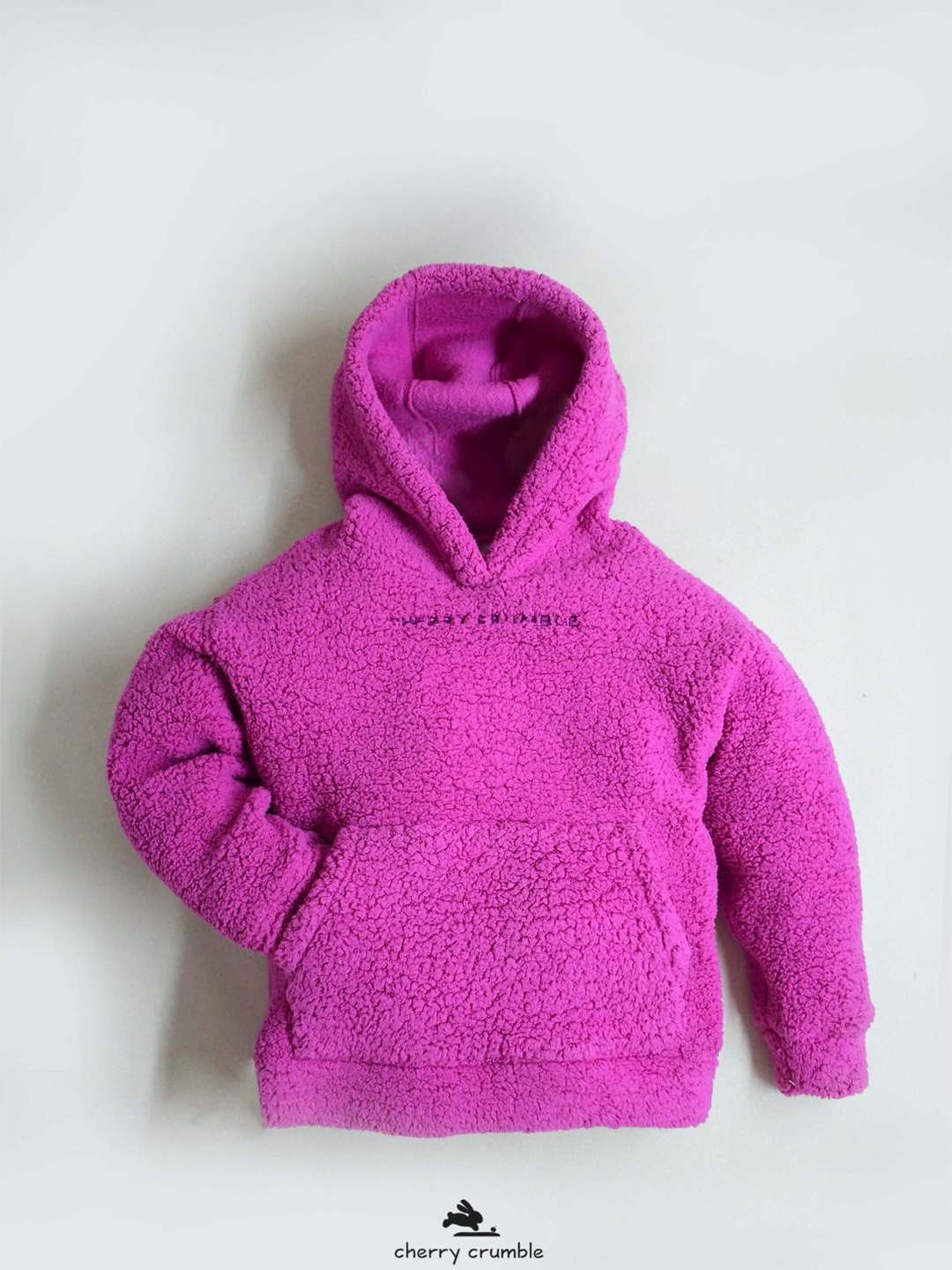 

Cherry Crumble Unisex Kids Hooded Sweatshirt, Magenta