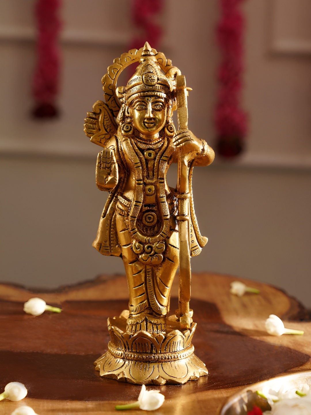 

JAYPORE Gold-Toned Religious Figurine Showpiece