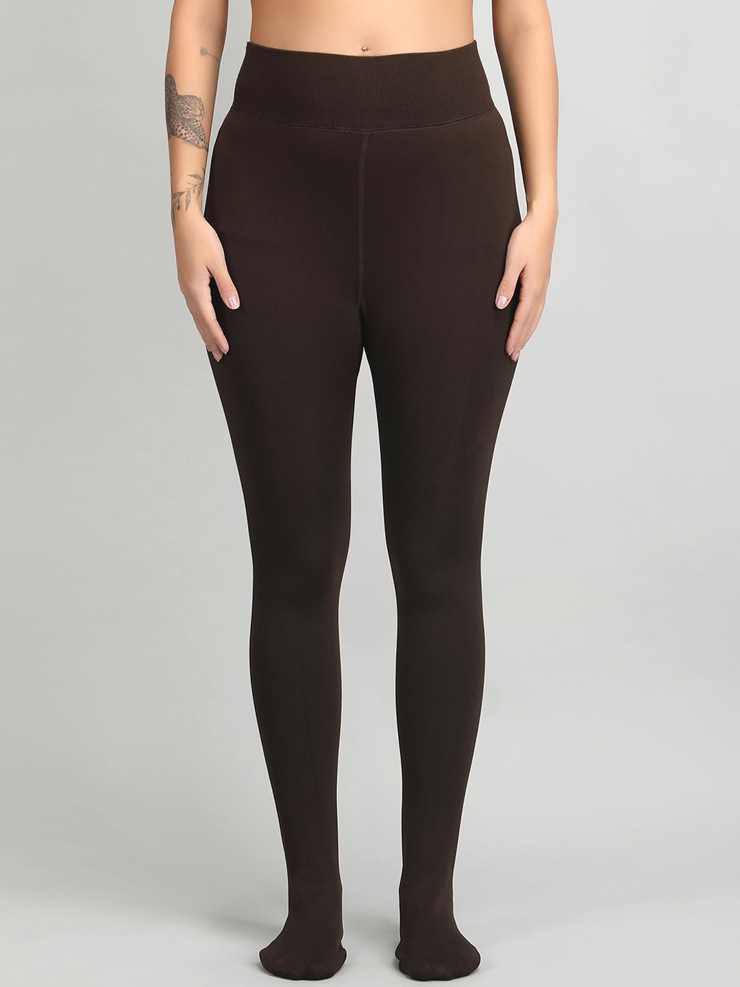 

Klassik Women Fur Thermal Bottoms, Brown
