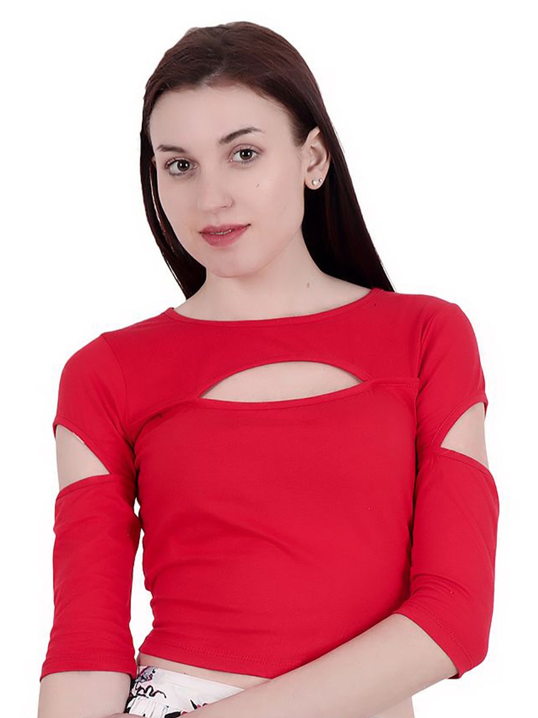 

BAESD Crop Top, Red