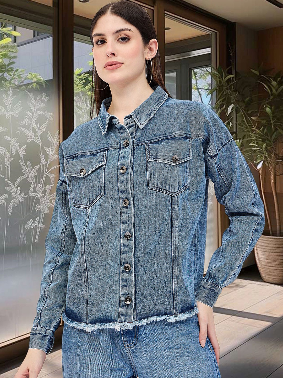 

DressBerry Women Denim Jacket, Blue