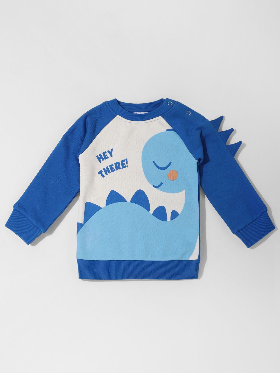 

Nauti Nati Boys Printed Round Neck Sweatshirt, Blue