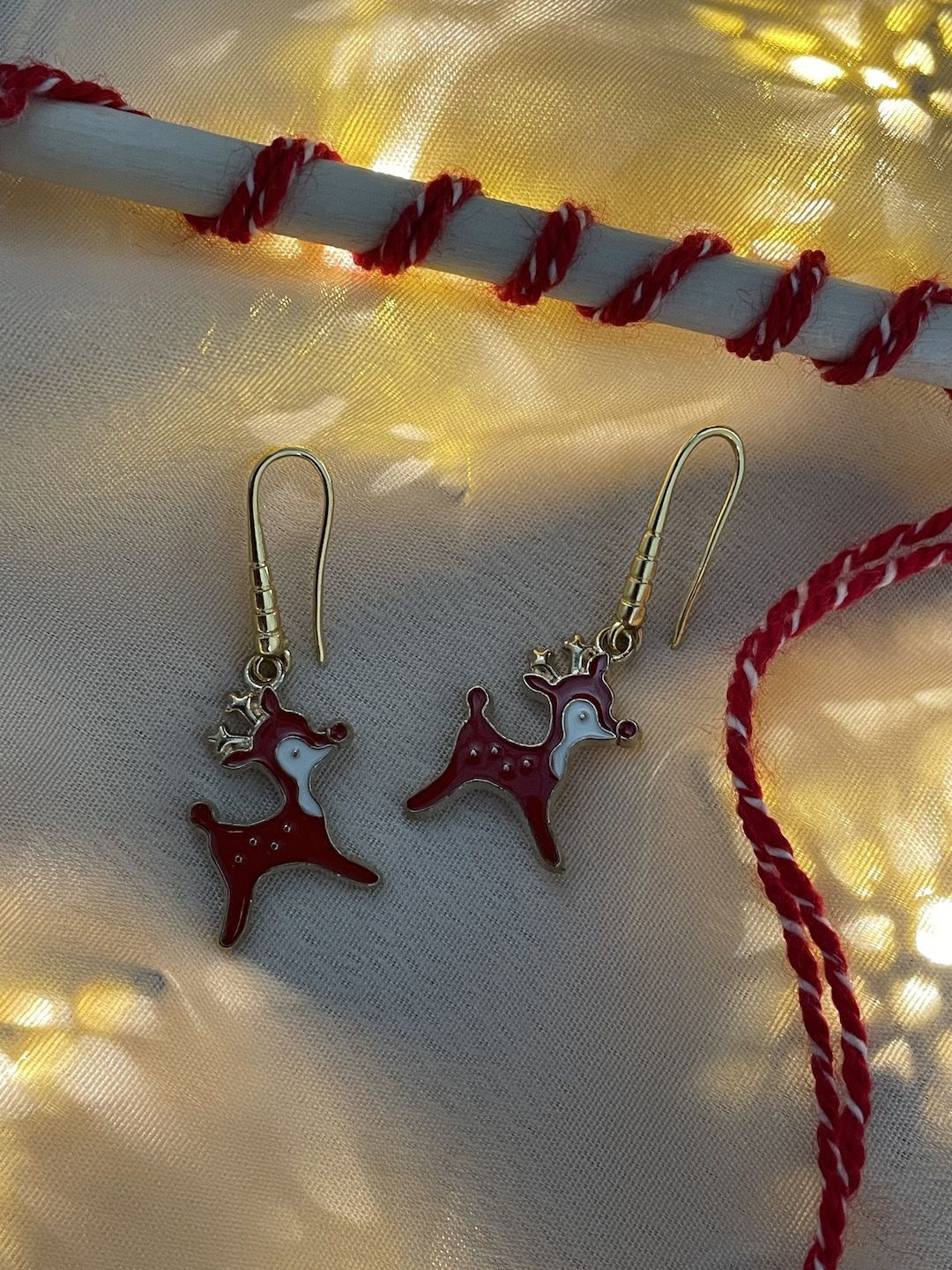 

Digital Dress Room Classic Drop Earrings, Gold