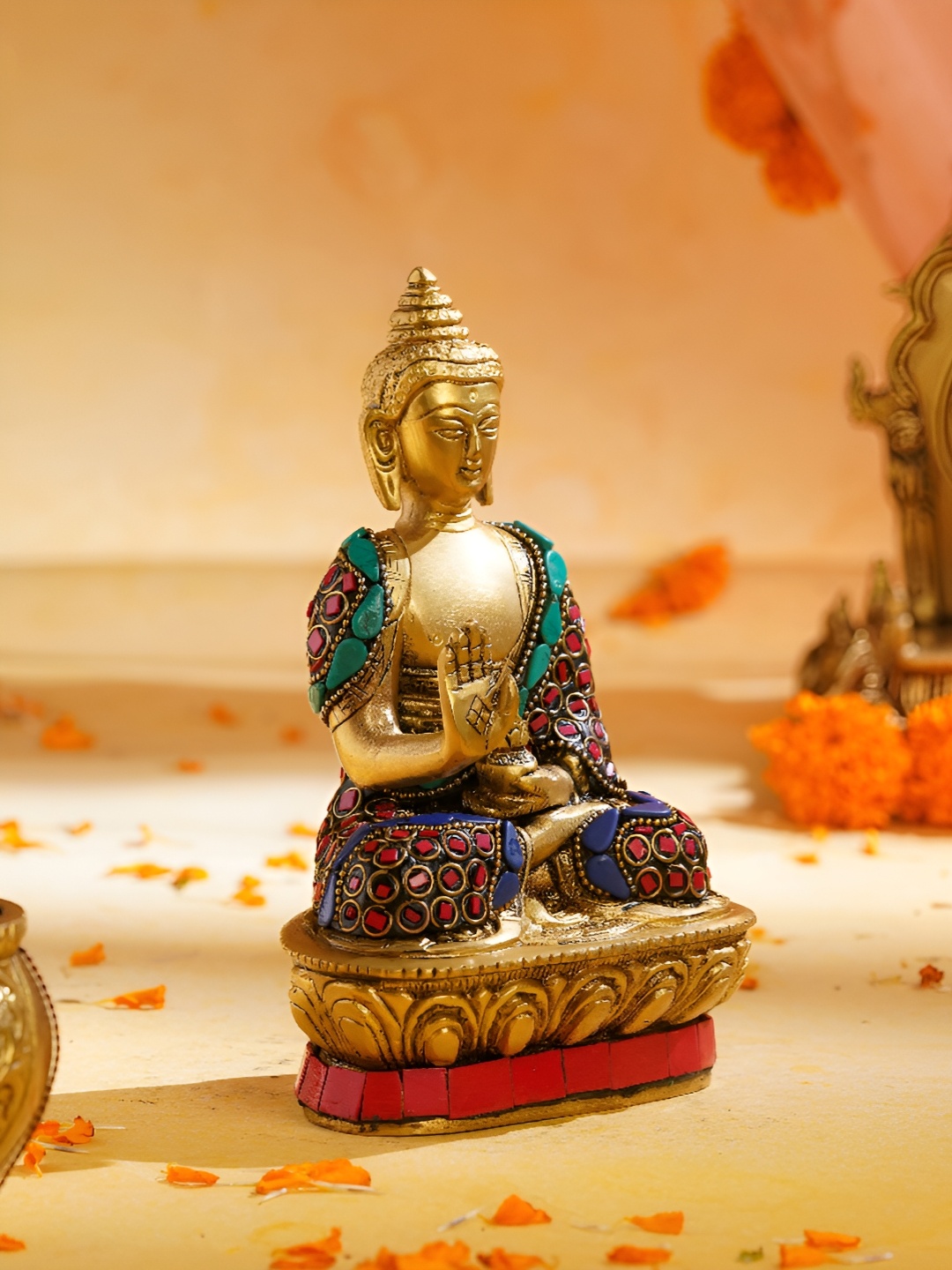 

JAYPORE Gold-Toned Religious Idol Showpiece