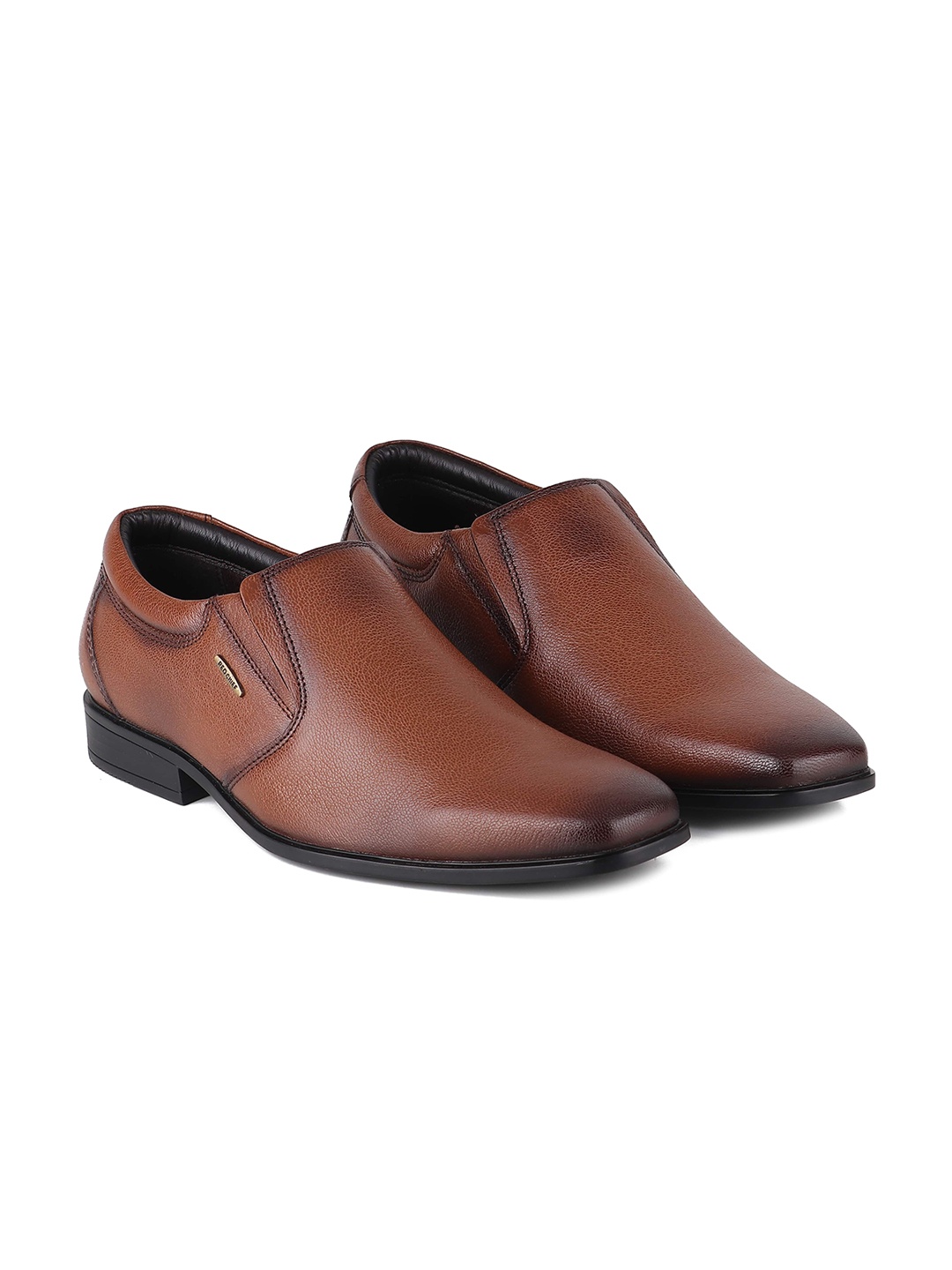 

Red Chief Men Leather Formal Slip-On Shoes, Tan