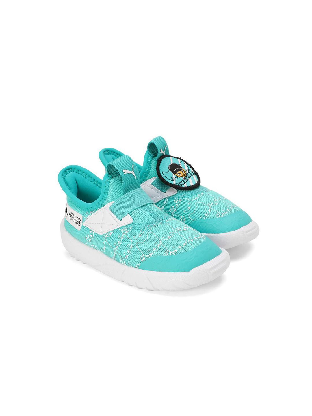 

PUMA Motorsport Kids Mercedes-AMG Petronas F1 Woven Design Sneakers, Sea green