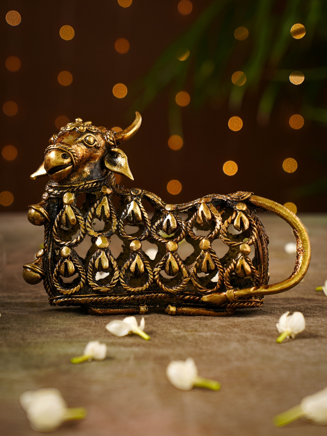 

JAYPORE Gold-Toned Religious Figurine Showpiece