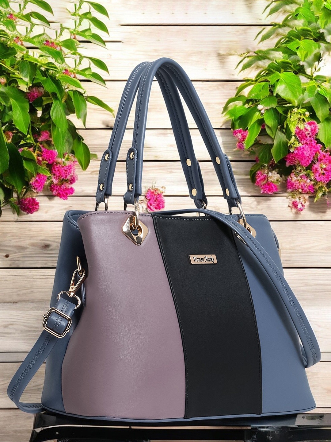

WOMEN MARKS PU Handheld Bag, Blue