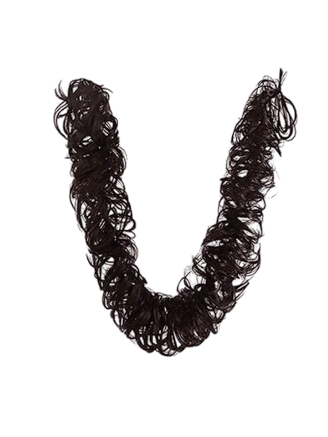 

D-Divine Long Frill Messy Hair Bun Extension - Brown