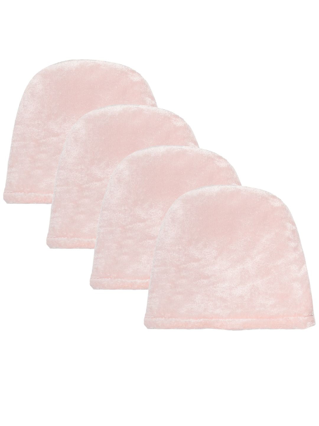 

KLOTTHE Men Pack Of 4 Woolen Beanie, Pink