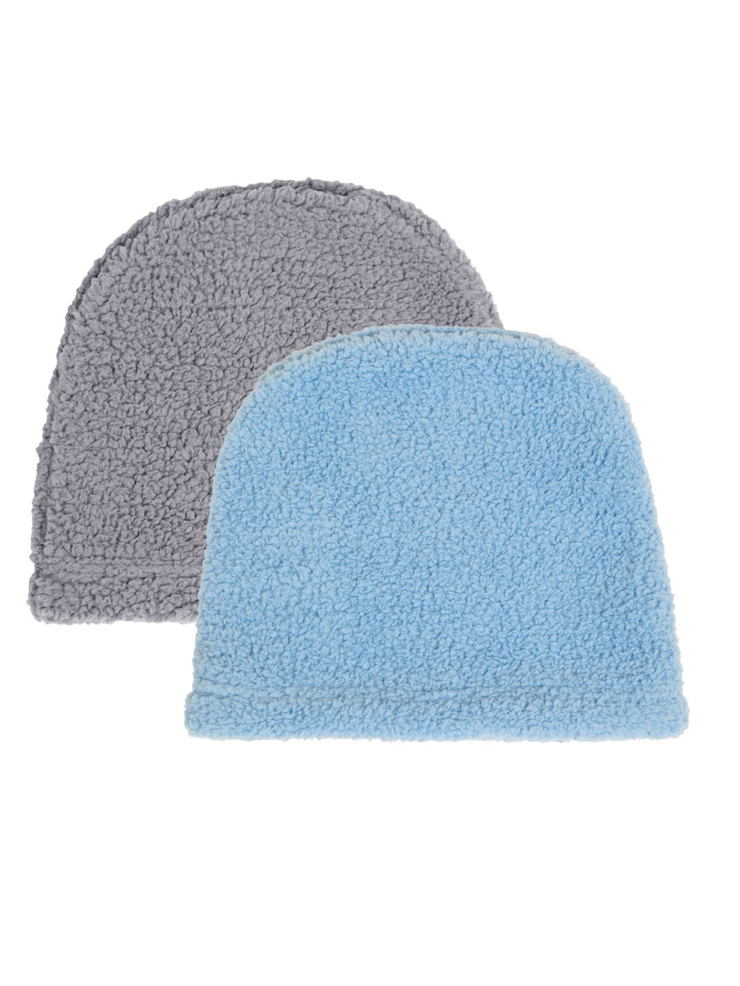 

KLOTTHE Pack Of 2 Men Woollen Beanie Caps, Blue