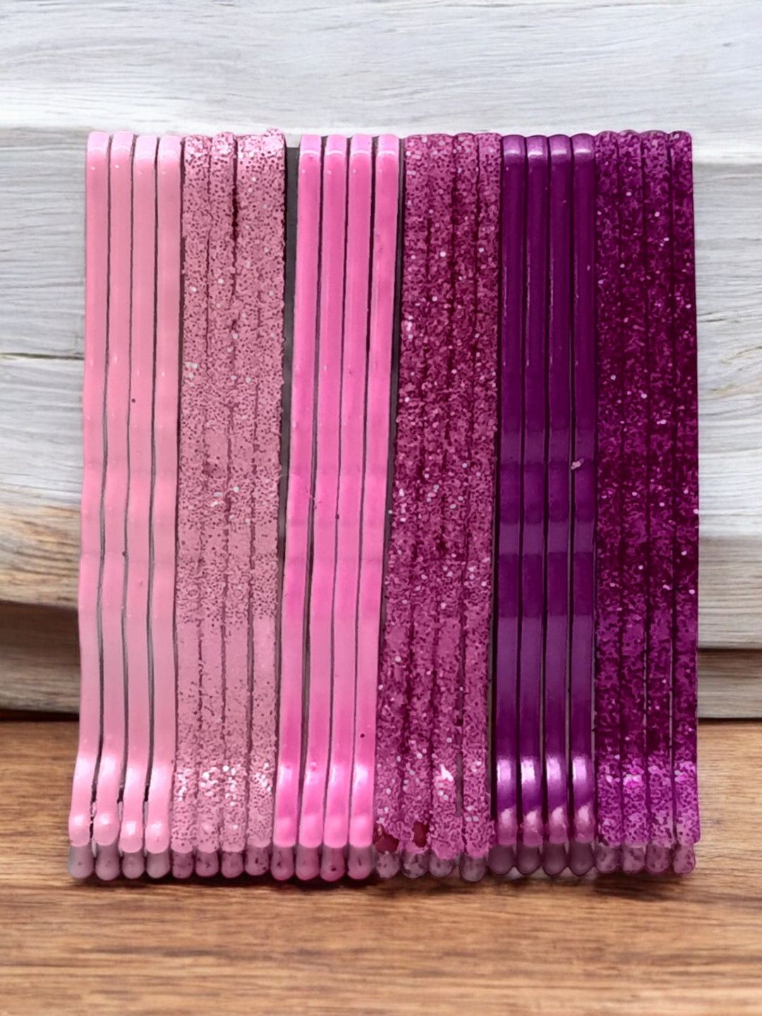 

fabula Girls Embellished Bobby Pins, Purple