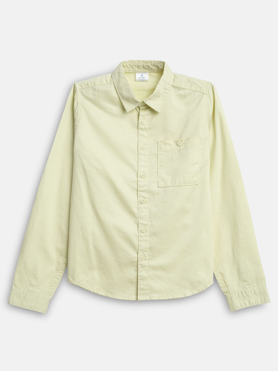 

LilPicks Boys Opaque Casual Shirt, Pink