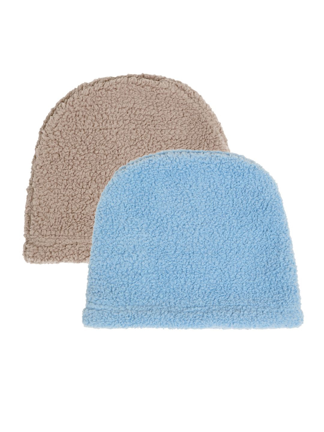 

KLOTTHE Pack Of 2 Men Woollen Beanie Caps, Blue