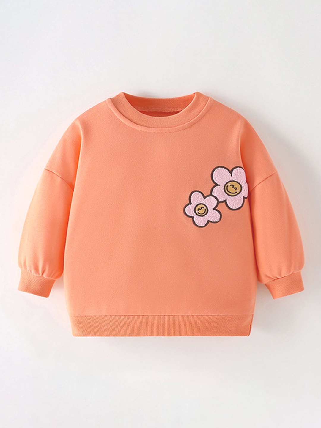 

LULU & SKY Girls Sweatshirt, Orange