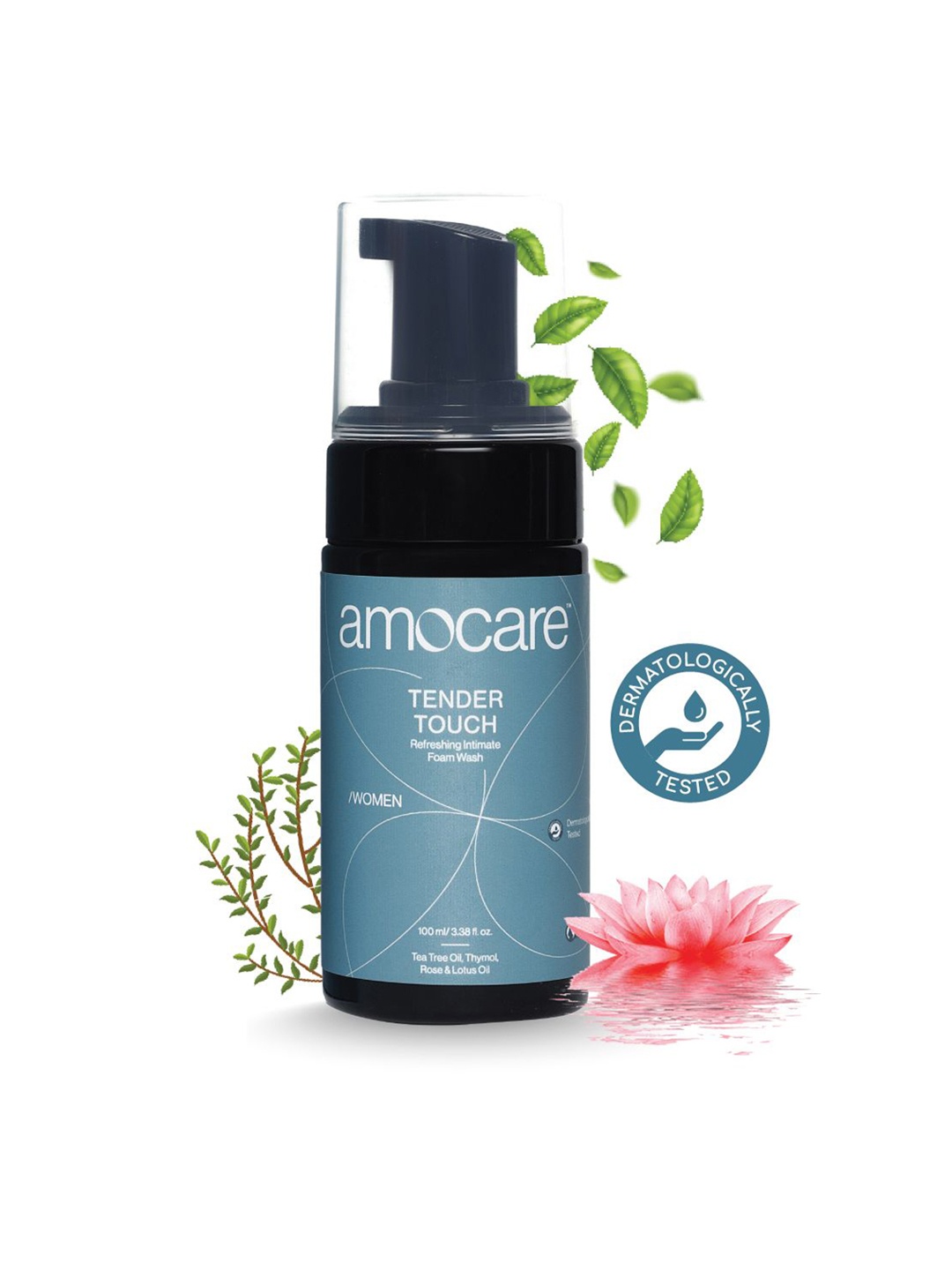 

Amocare Private Limited Tender Touch Refreshing Intimate Foam Wash - 100 ml, Blue